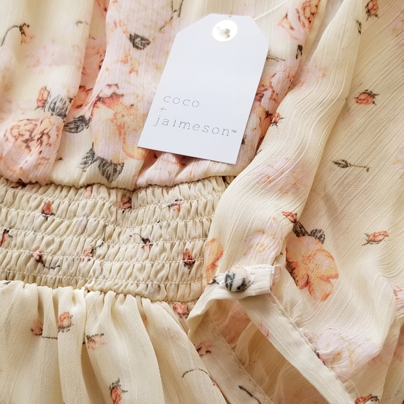 COCO + JAIMESONFloral Chiffon Waist Dress - Picture 3 of 16